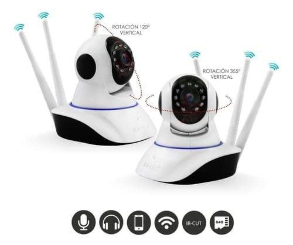 Camara de Seguridad 3 Antenas